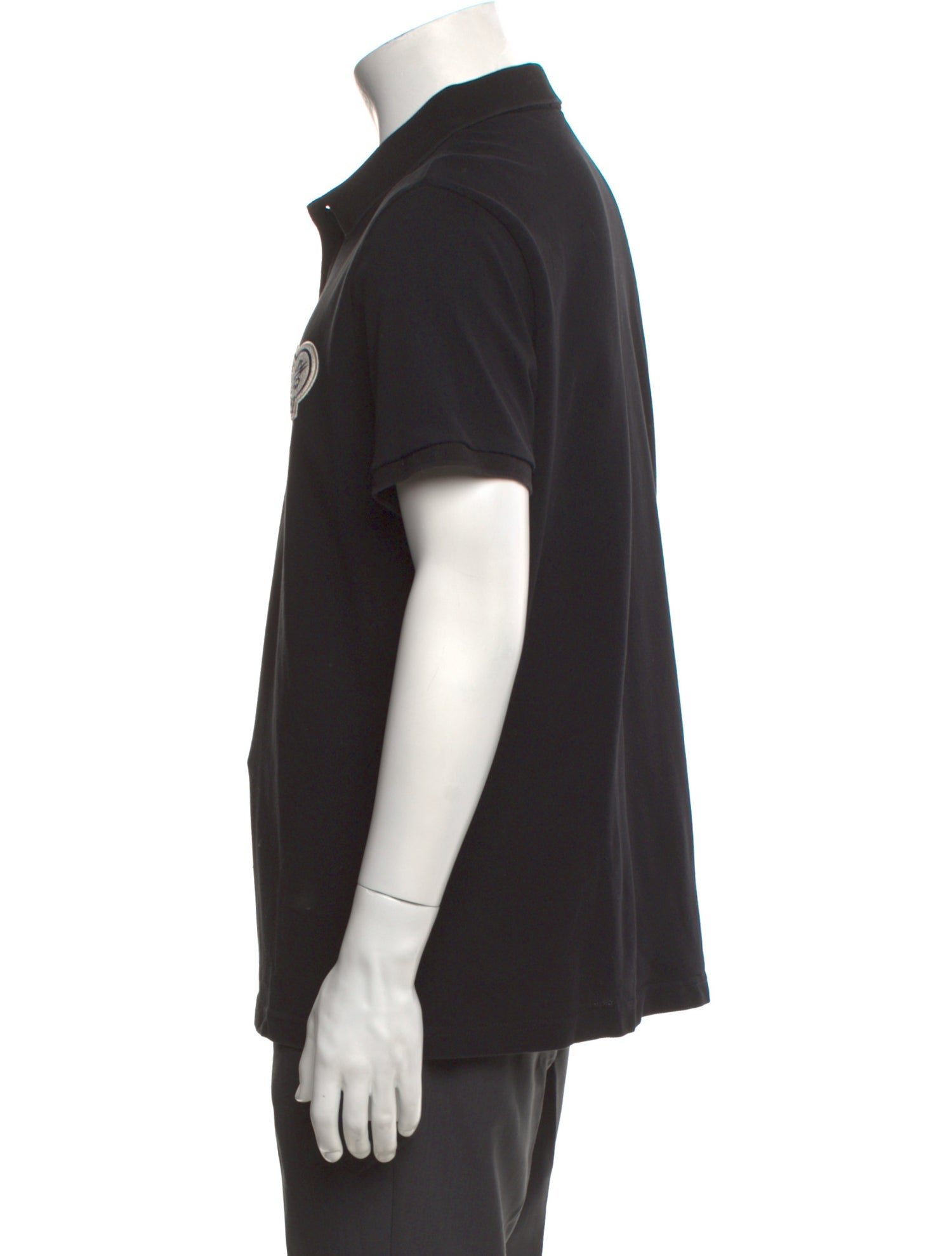 Moncler Graphic Print Collar Polo Shirt