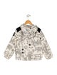 Moncler Girls' Pattern Print Nylon Jacket