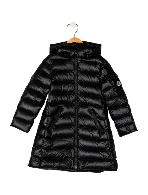 Moncler Toddler Girls' Long Black Coat