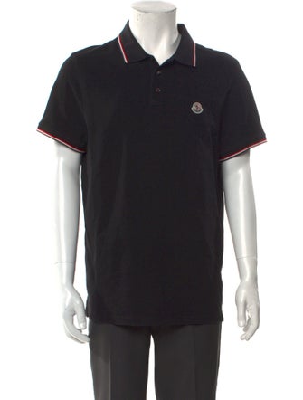 Moncler Collar Short Sleeve Polo Shirt