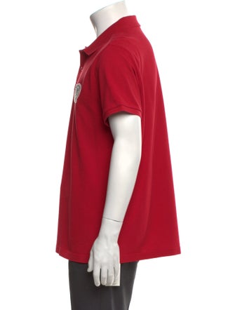 Moncler Graphic Print Collar Polo Shirt