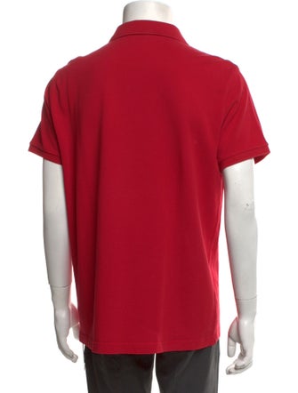 Moncler Graphic Print Collar Polo Shirt