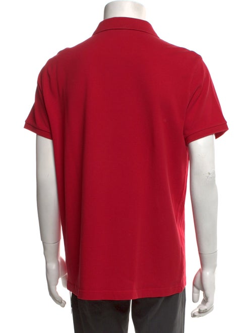 Moncler Graphic Print Collar Polo Shirt