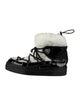Moncler Patent Leather Lace-Up Boots