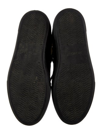 Moncler Patent Leather Lace-Up Boots