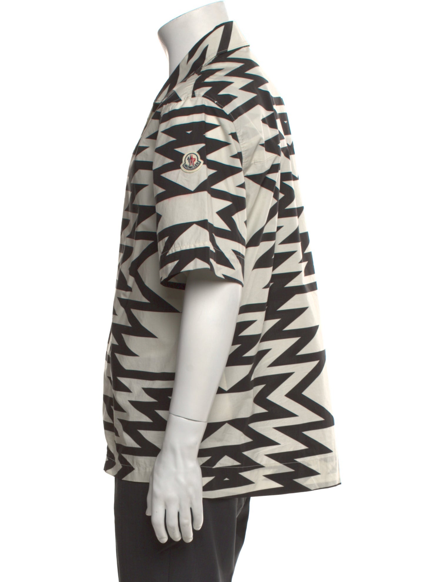 Moncler Printed Short Sleeve Shirt