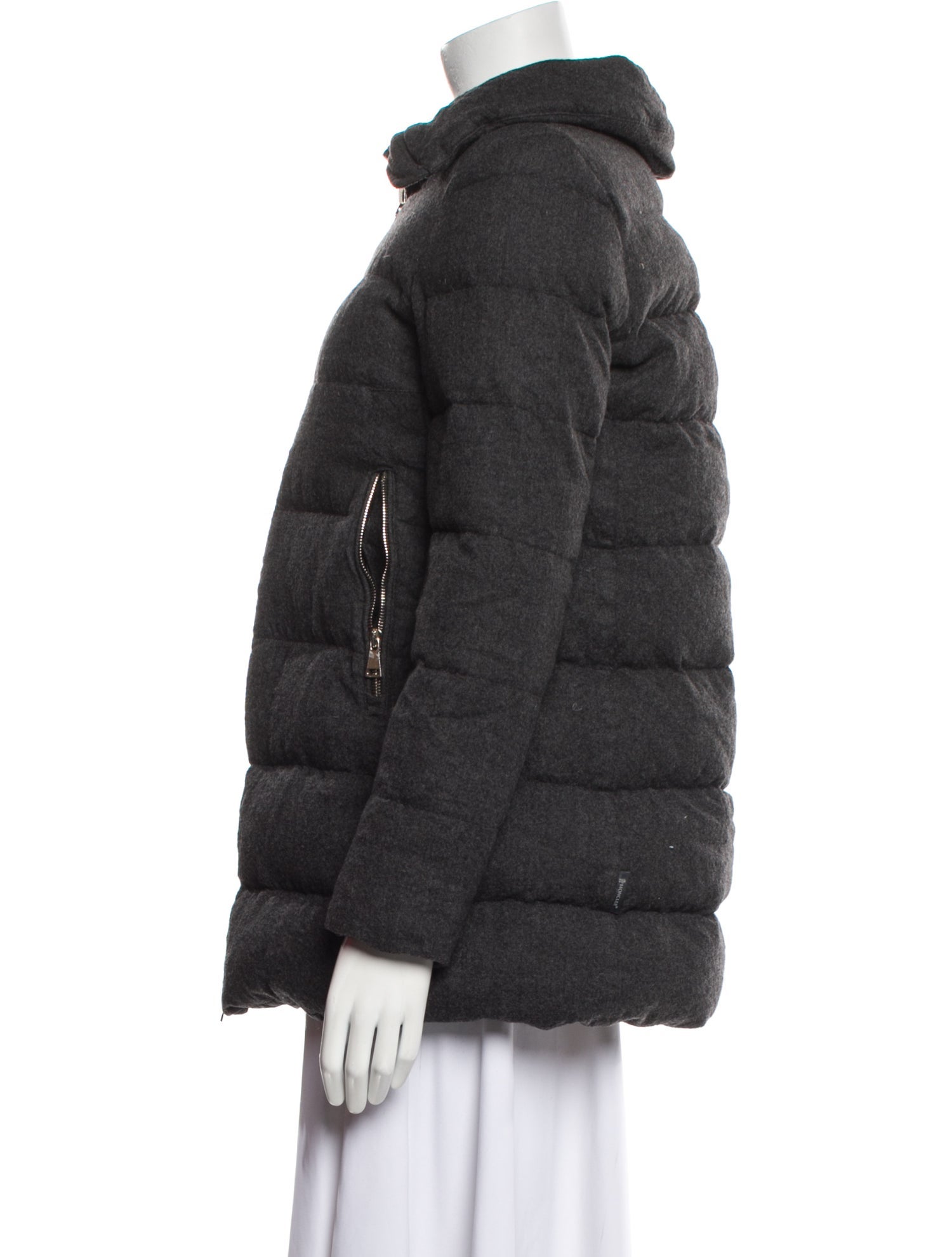 Moncler Virgin Wool Down Coat