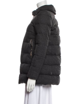 Moncler Virgin Wool Down Coat