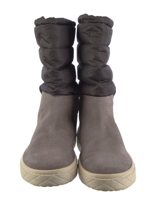 Moncler Suede Colorblock Pattern Boots