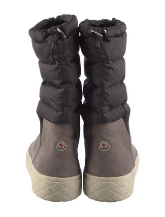 Moncler Suede Colorblock Pattern Boots