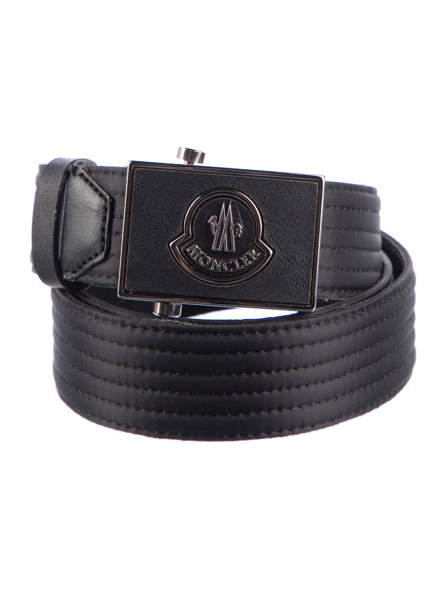 Moncler Skinny Canvas Belt
