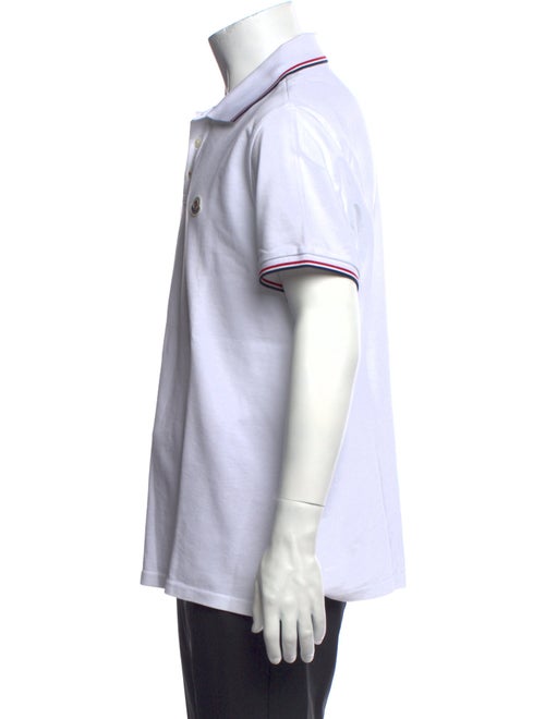 Moncler Colorblock Pattern Crew Neck Polo Shirt