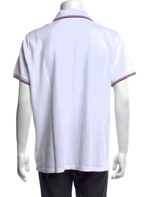 Moncler Colorblock Pattern Crew Neck Polo Shirt