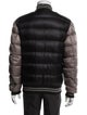 Moncler Goose Down Colorblock Pattern Puffer Coat