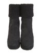 Moncler Suede Faux Fur Trim Boots
