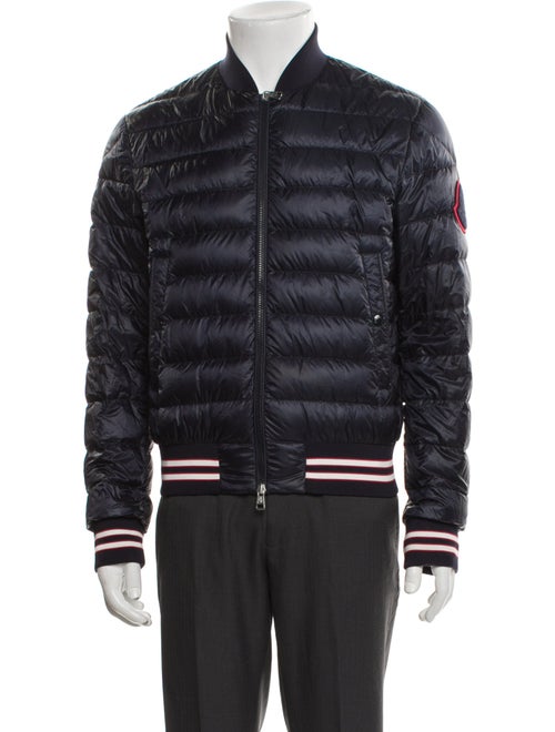 Moncler Striped Puffer Coat