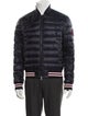 Moncler Striped Puffer Coat