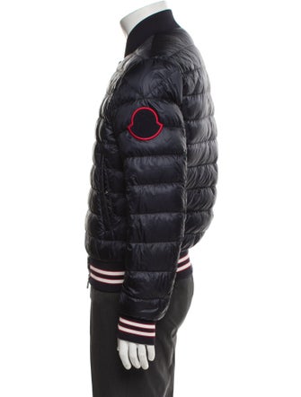 Moncler Striped Puffer Coat