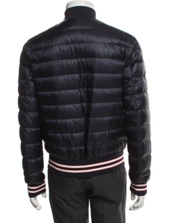 Moncler Striped Puffer Coat