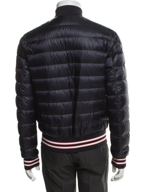 Moncler Striped Puffer Coat
