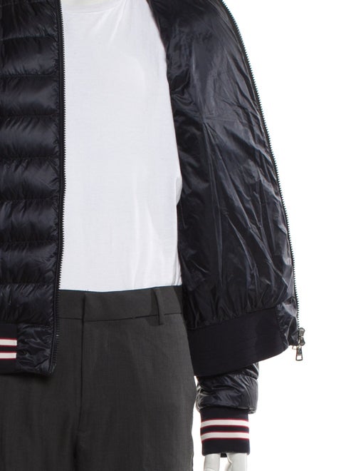 Moncler Striped Puffer Coat