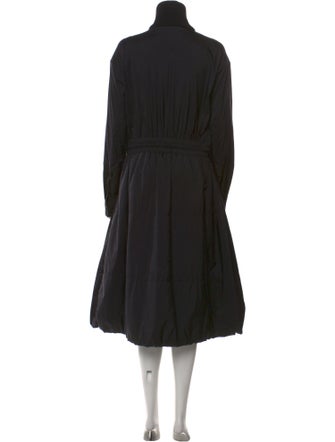 Moncler Turtleneck Midi Length Dress
