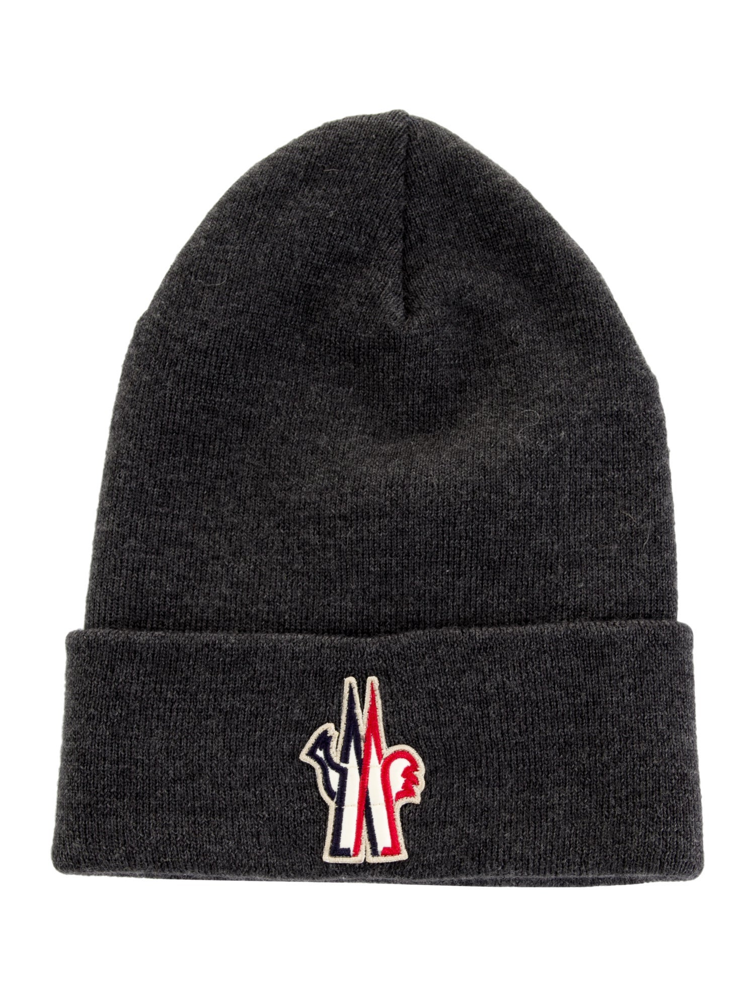 Moncler Logo Knit Beanie Hat w/Tags