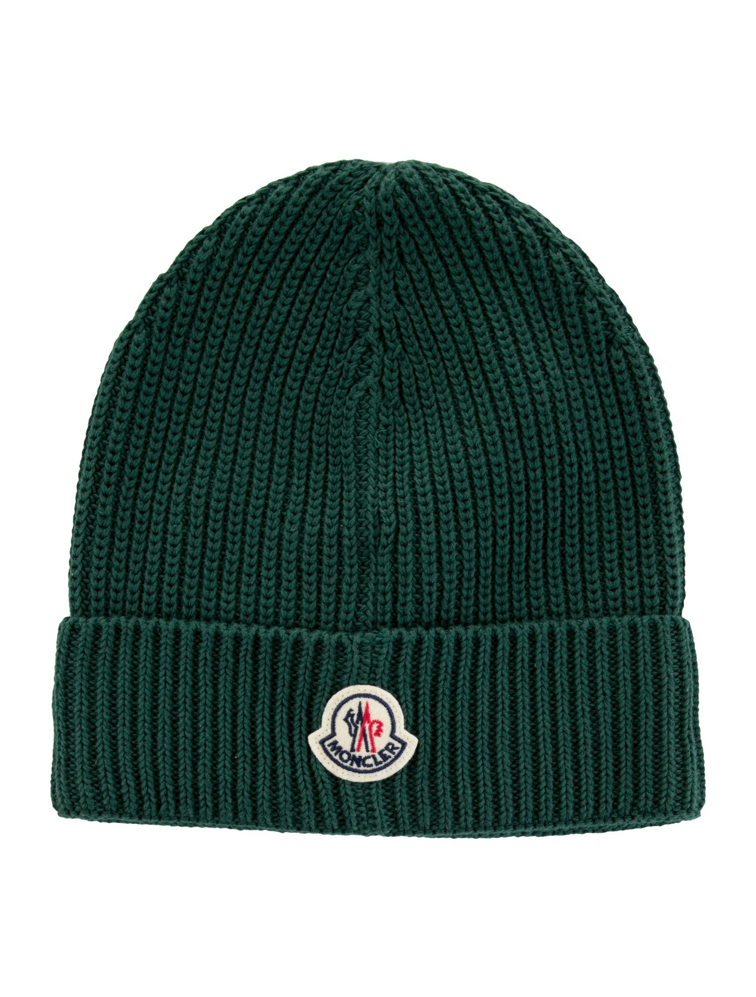 Moncler Logo Knit Beanie Hat w/Tags