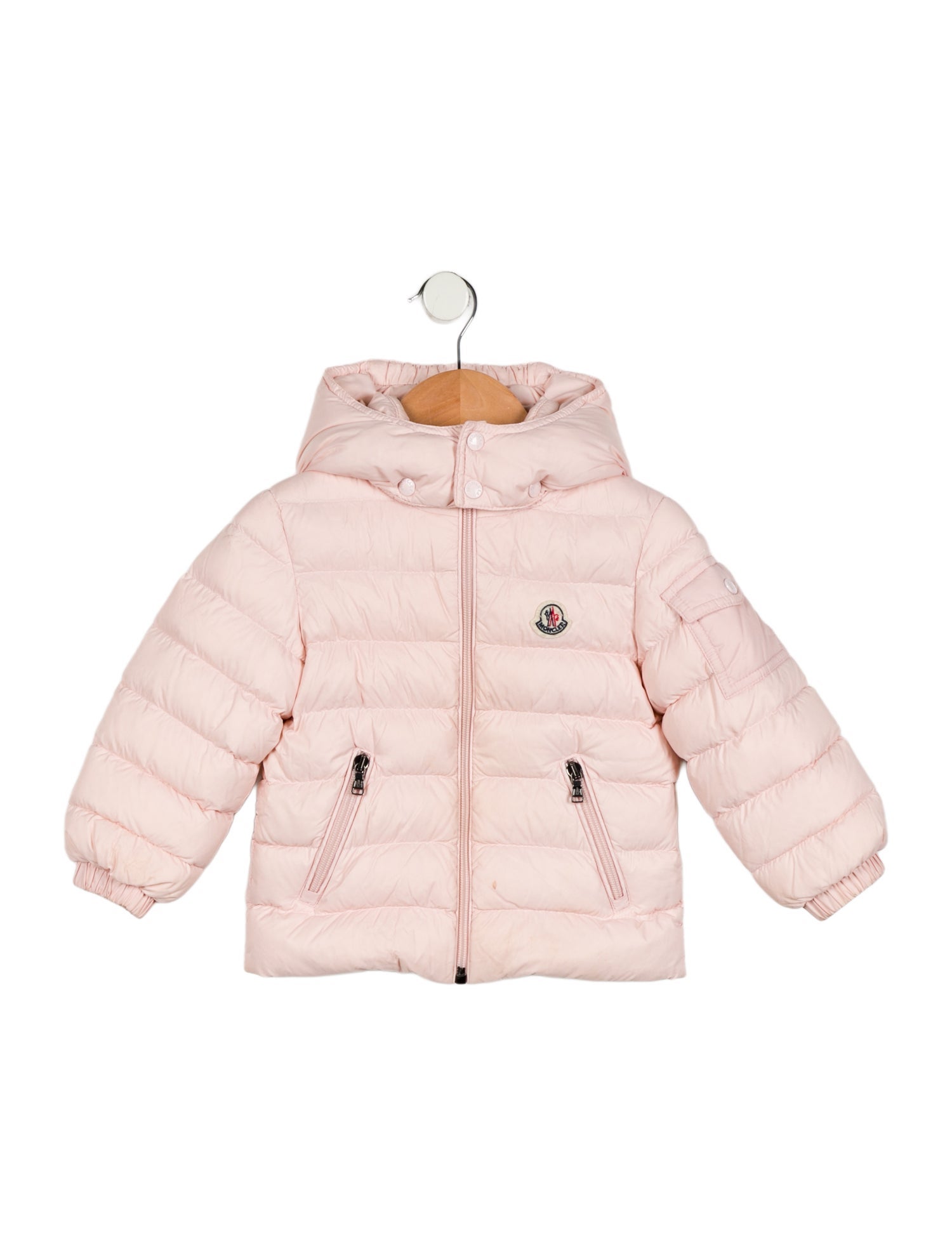 Moncler infant girls' pink jacket