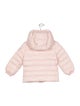Moncler infant girls' pink jacket