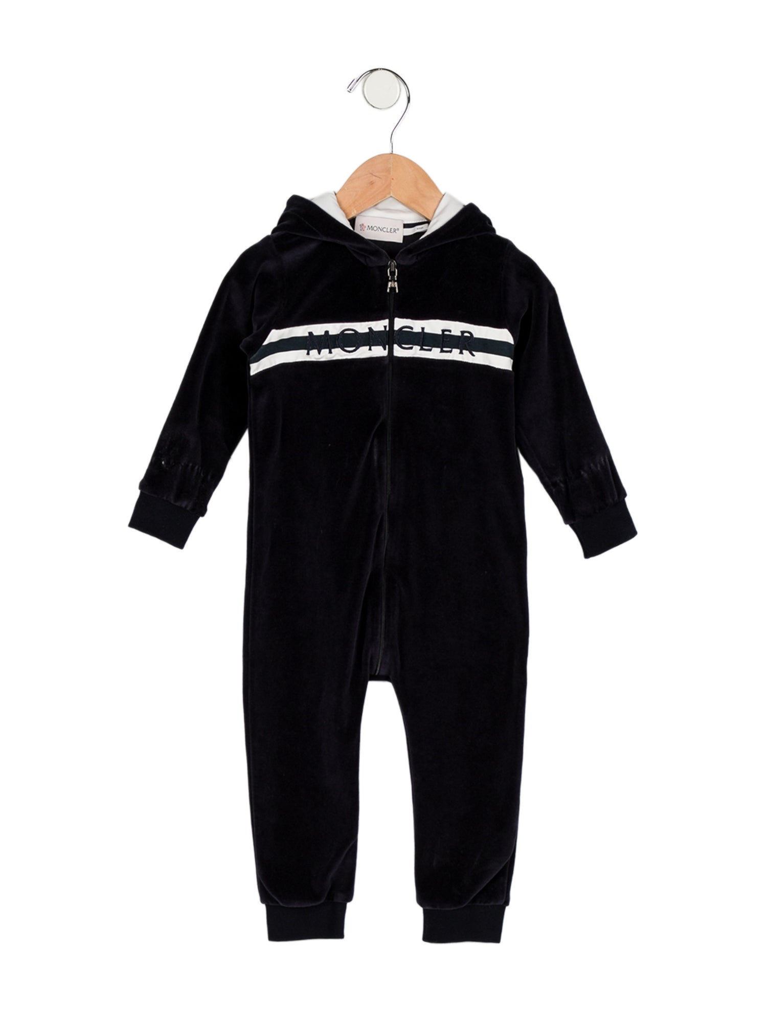 Moncler Boys Velvet Onesie