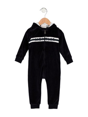 Moncler Boys Velvet Onesie