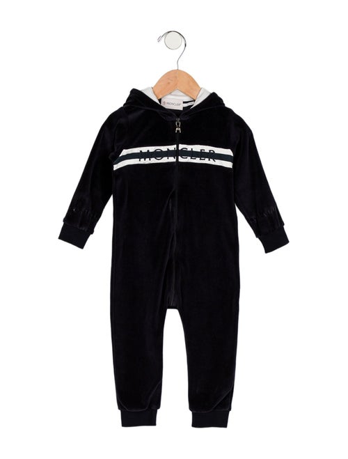 Moncler Boys Velvet Onesie
