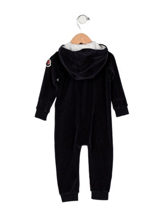 Moncler Boys Velvet Onesie