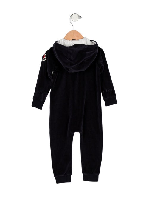 Moncler Boys Velvet Onesie