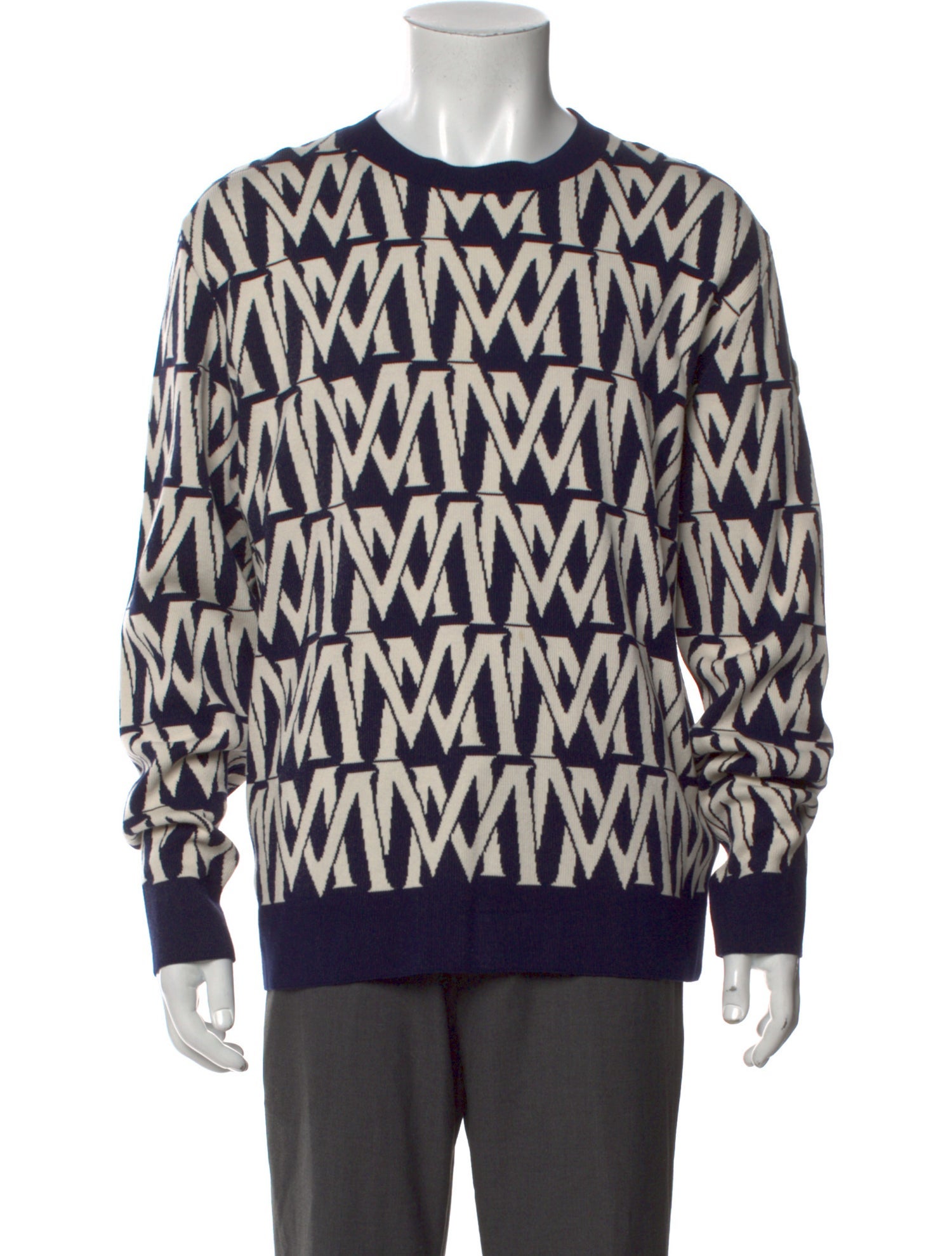 Moncler Printed Crew Neck Pullover