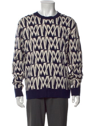 Moncler Printed Crew Neck Pullover