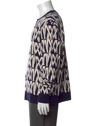 Moncler Printed Crew Neck Pullover