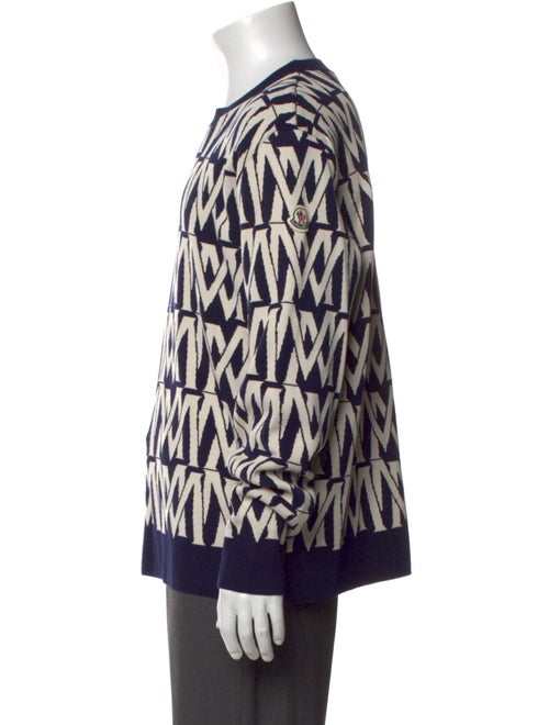 Moncler Printed Crew Neck Pullover