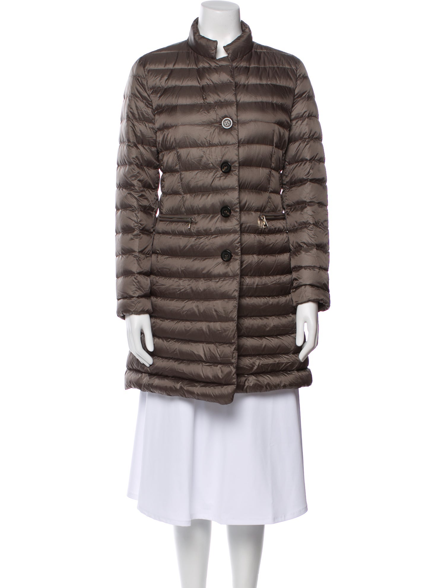 Moncler 2016 Faux Fur Coat