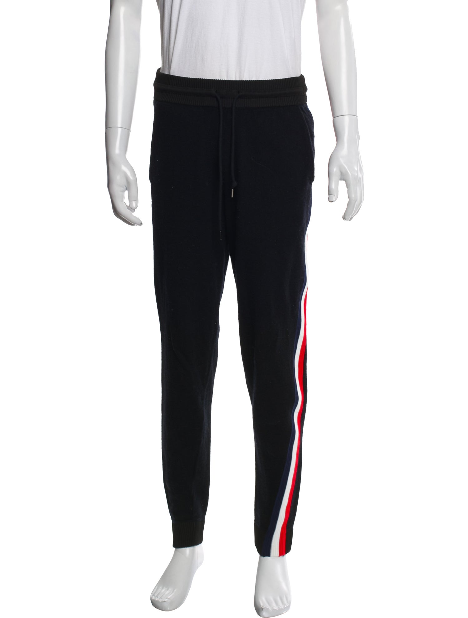 Moncler Virgin Wool Striped Lounge Bottoms