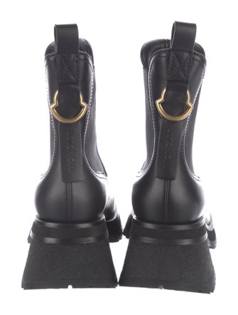 Moncler Leather Chelsea Boots