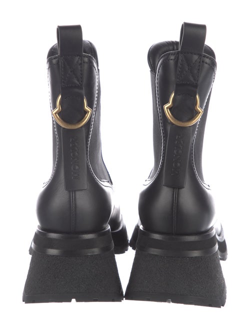 Moncler Leather Chelsea Boots