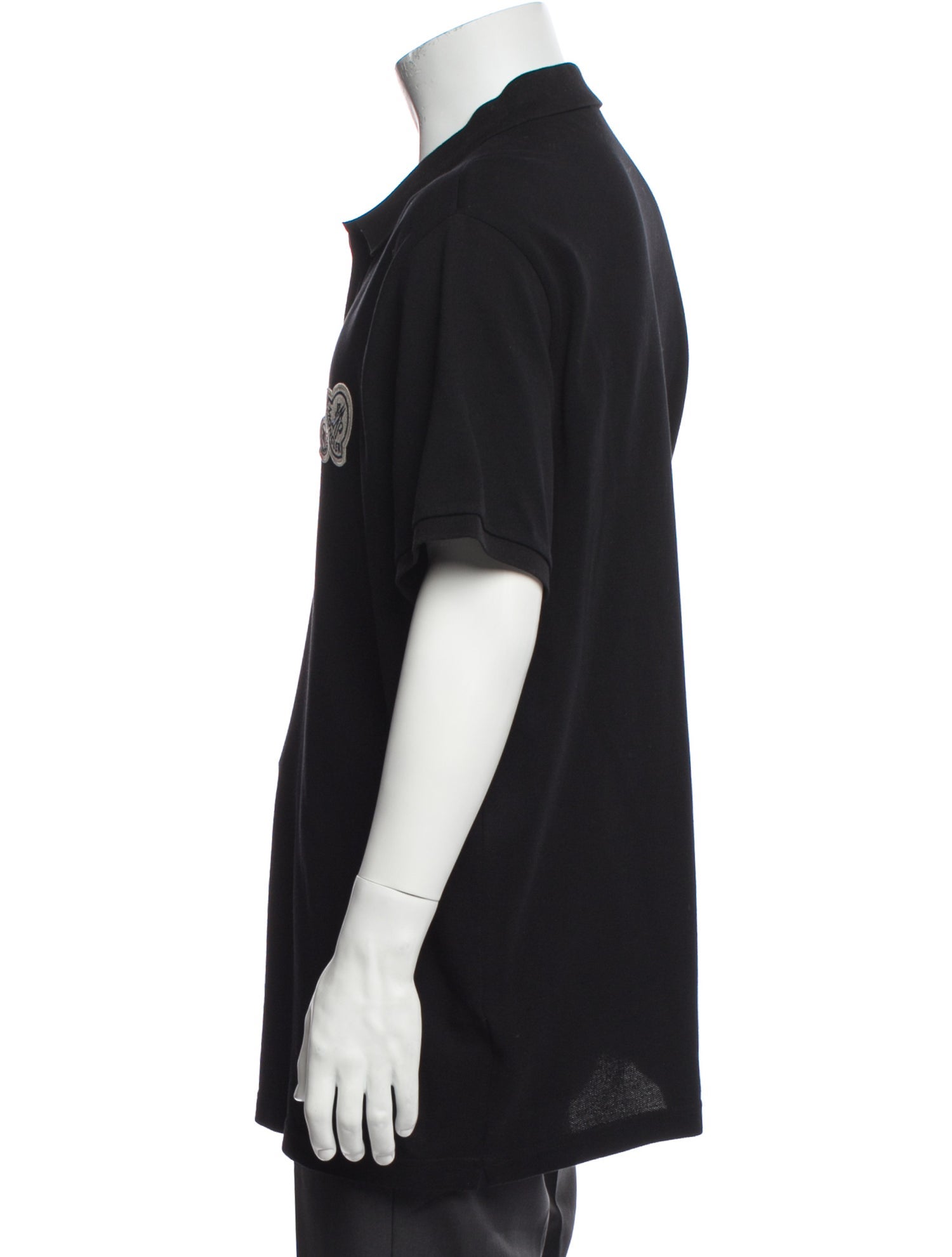 Moncler Graphic Print Crew Neck Polo Shirt