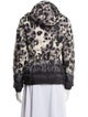 Moncler Nylon Animal Print Down Jacket