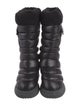 Moncler Nylon Embroidered Accent Boots