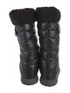 Moncler Nylon Embroidered Accent Boots