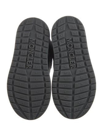 Moncler Nylon Embroidered Accent Boots