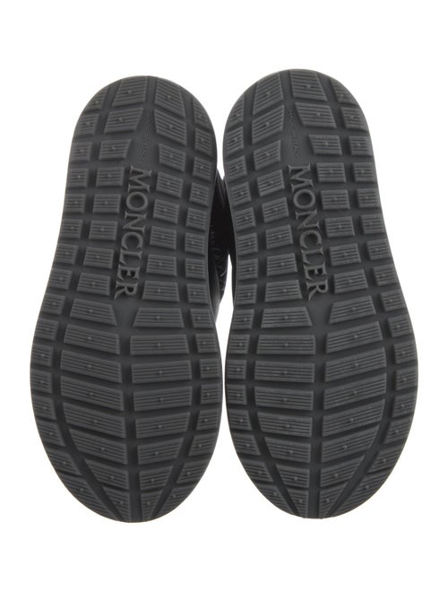 Moncler Nylon Embroidered Accent Boots