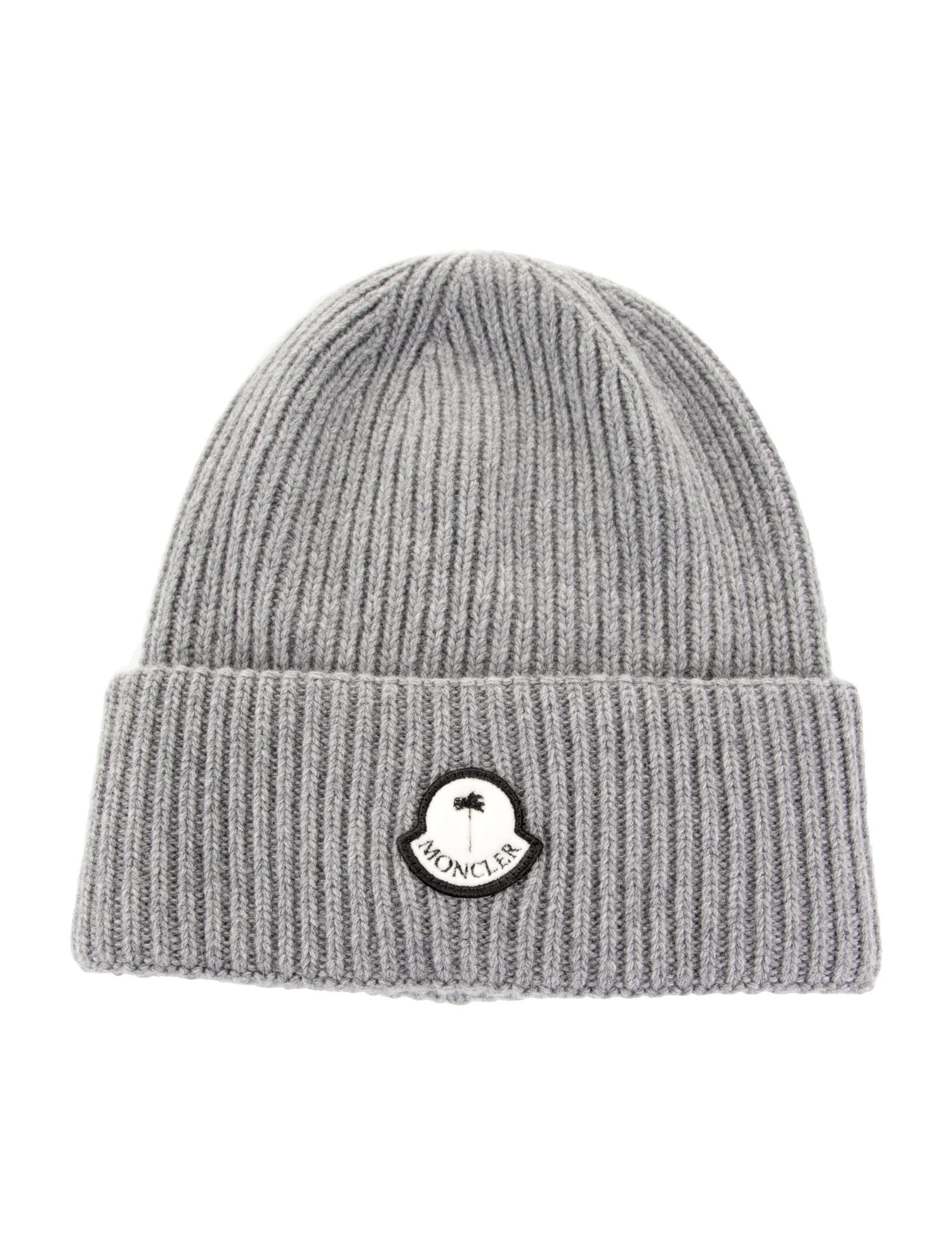Moncler Knit Logo Beanie Hat